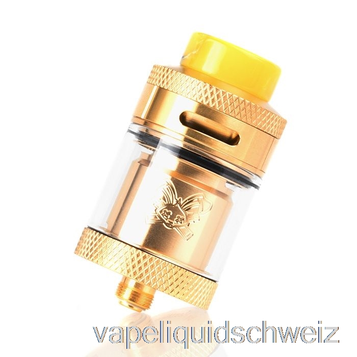 Hellvape X Heathen Dead Rabbit 25mm RTA Gold Vape Schweiz